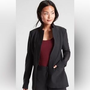 Athleta Interstellar Blazer, Black, 10